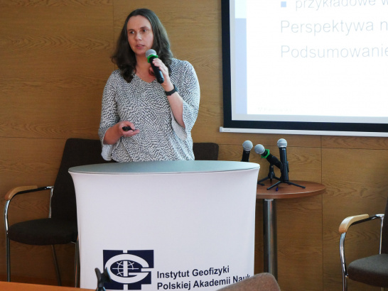 Dr hab. inż. Monika Kalinowska, prof. PAN, zaprezentowała pilotażowe badania rzek i kanałów z wykorzystaniem nauki obywatelskiej