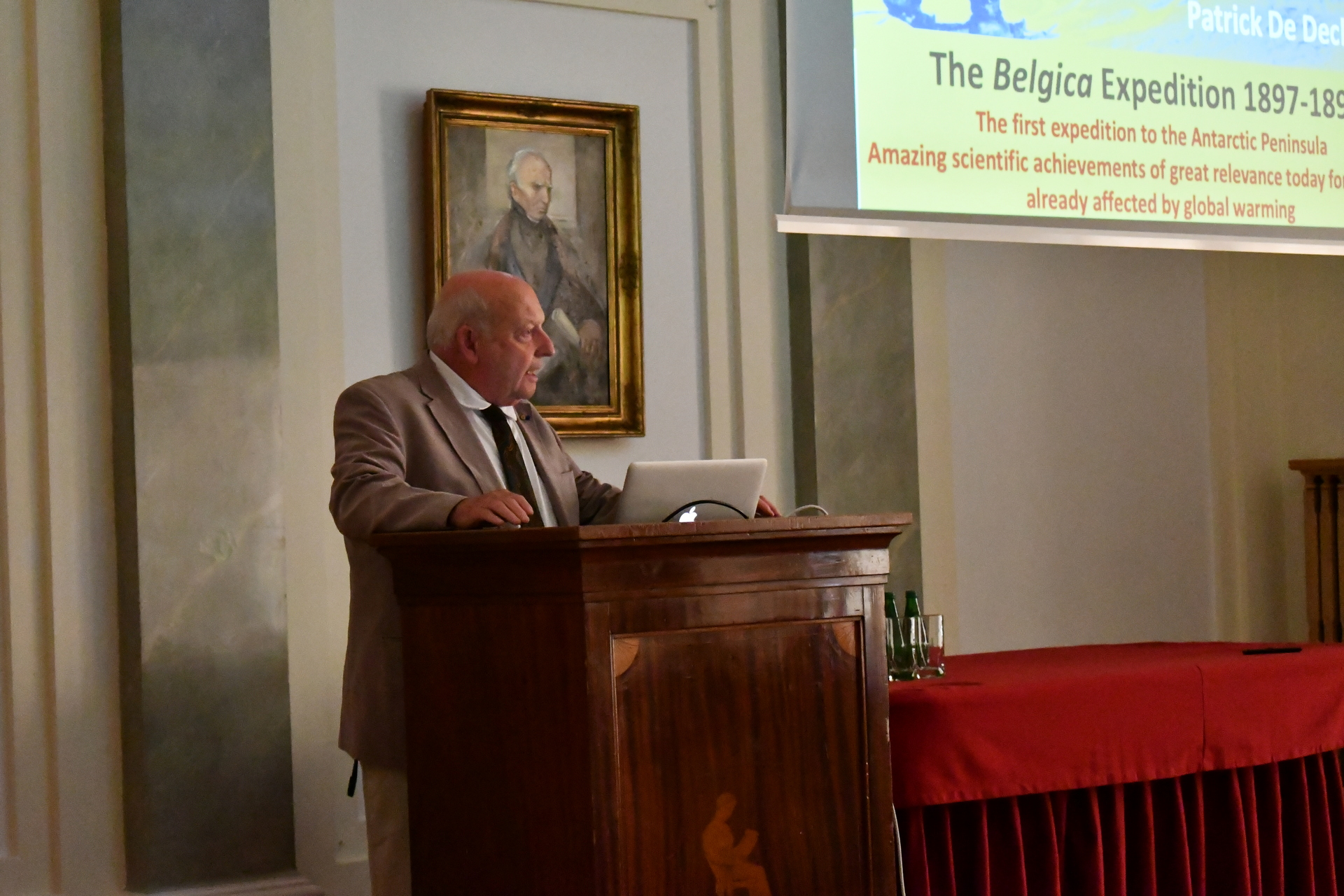 Lecture on Belgica Expedition in Warsaw 