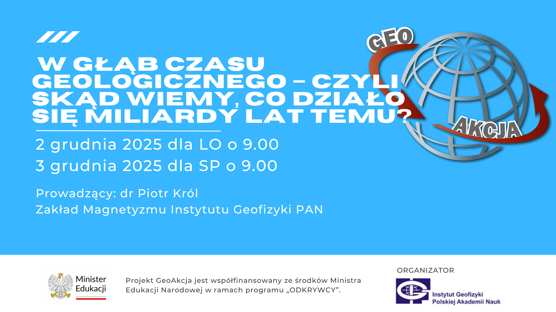  W głąb czasu geologicznego – czyli skąd wiemy co działo się miliardy lat temu?