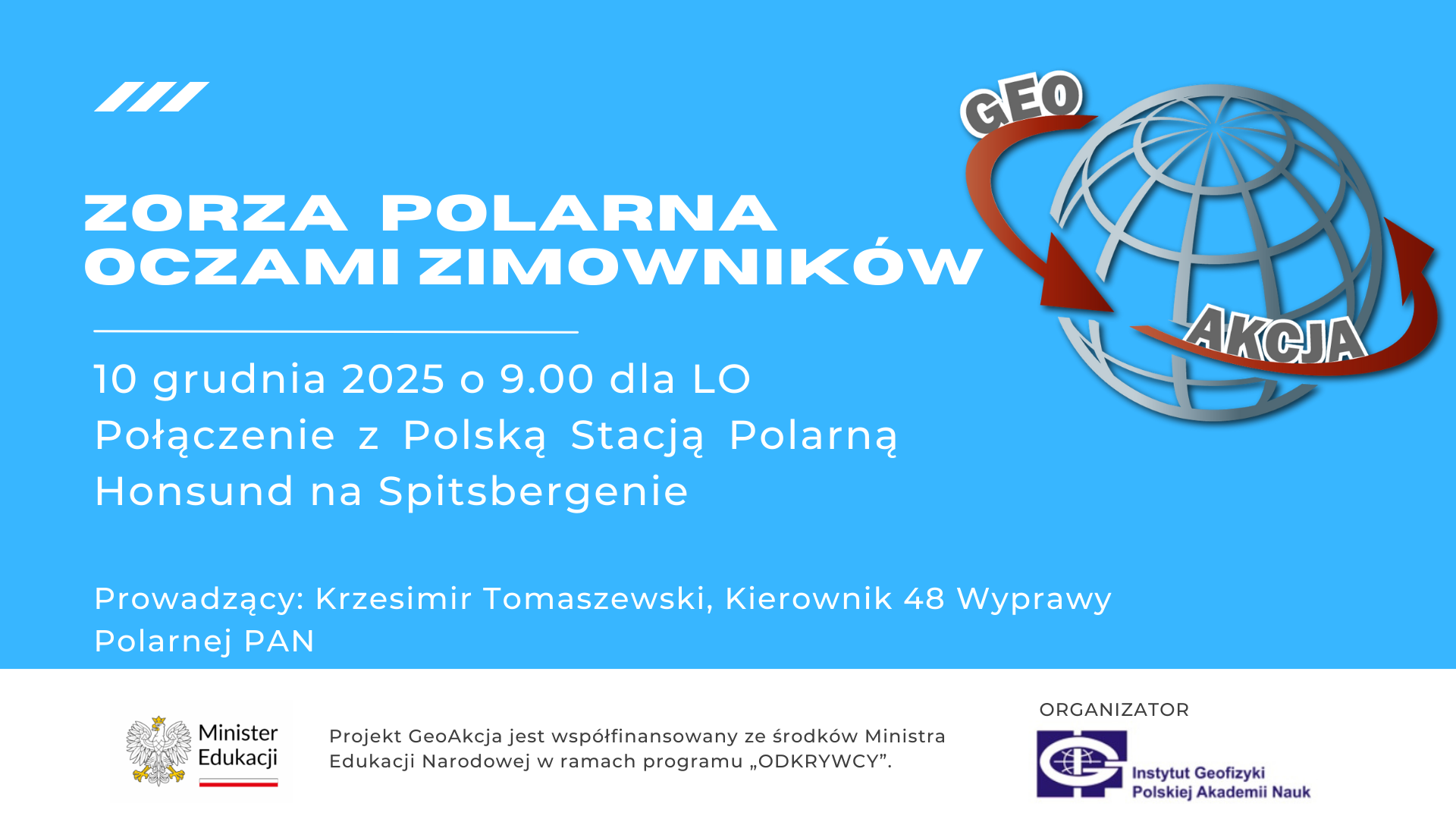 Zorza polarna oczami zimowników nowy termin