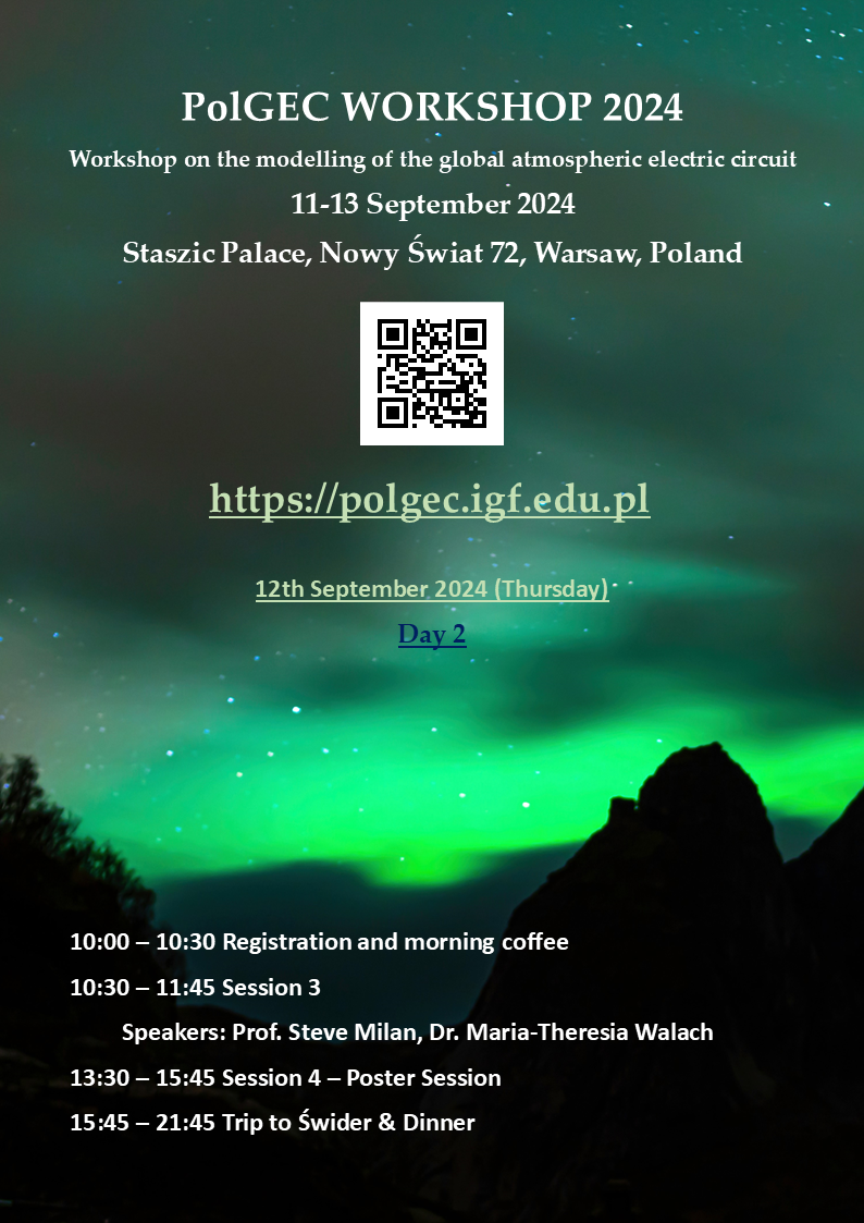 PolGEC24 Workshop in Warsaw