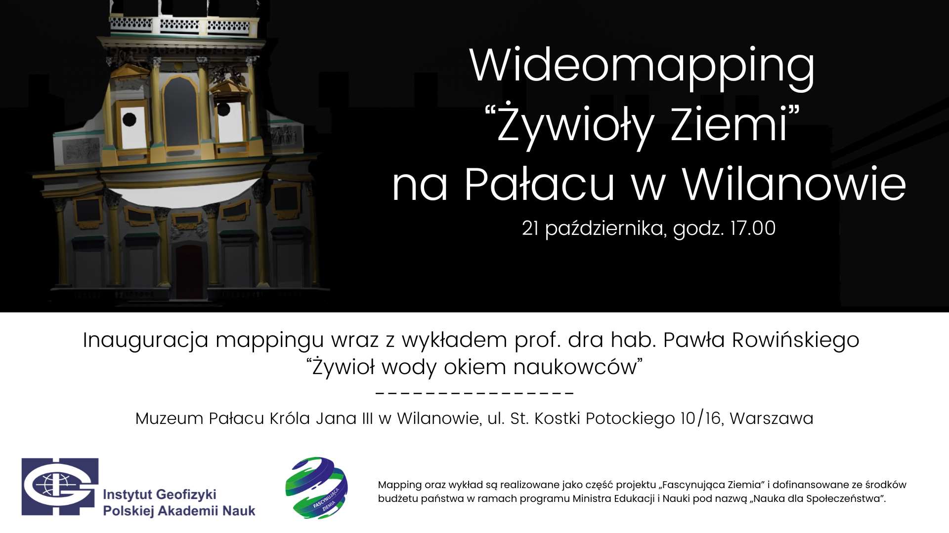 mapping geofizyczny IGF PAN Wilanów Żywioły Ziemi