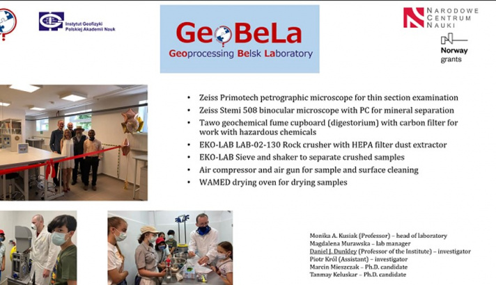slajd z prezentacji Laboratorium GeoBela, fot. printcreen