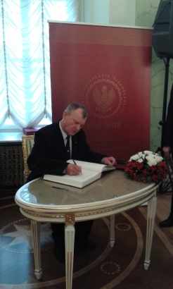 Prof. Głowacki w Pałacu Prezydenckim
Fot. Kancelaria Prezydenta